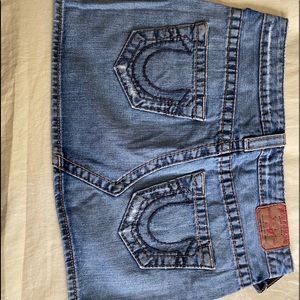 True Religion denim skirt
